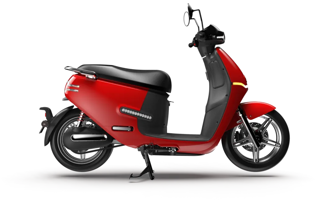 Moto elétrica EK3 vermelha