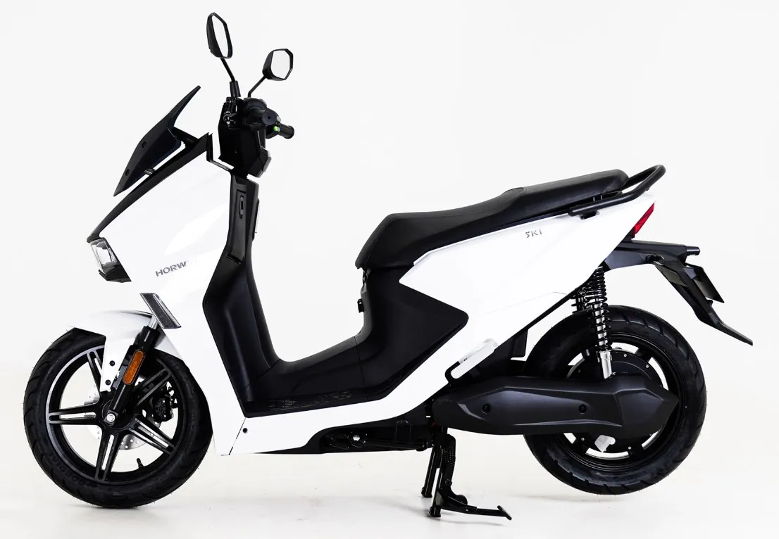 Moto elétrica SK1 branca